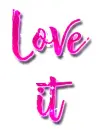 Love it Sparkle Letters 