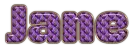 Purple Flowers - Jane