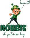 ROBBIE.. st patricks day 