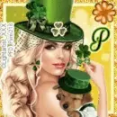 Shamrock letter ~ P ~ av ~ fg