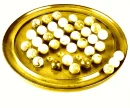 LifeIsACircleAntiqueGoldCheckers