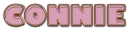 CLEAR PINK  CONNIE TEXT 