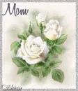 White Roses For Mom