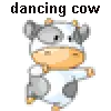 dancin cow