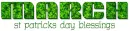 MARXH st patricks day blessings, SHAMROCKS, HOLIDAYS 