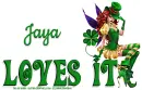 Jaya LOVES IT, FAIRY, SHAMROCK
