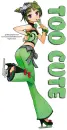 TOO CUTE, GIRL IN GREEN, ANIME GIRL