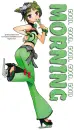 GOOD MORNING, GIRL IN GREEN, GREETINGS