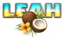 COCONUT LEAH TEXT