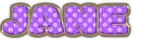 Purple with polka dots - Jane