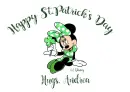 Minnie Mouse St.Patty's day - Andrea