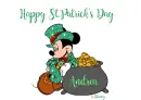 St.Patrick's day Mickey Mouse - Andrea