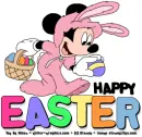 HAPPY EASTER, HOLIDAYS, DISNEY, MINNIE MOUSE
