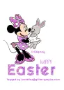 Minnie Mouse - Happy Easter - 