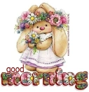 GOOD MORNING, BUNNY, SPRING, SEASONAL