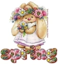 SPRING, BUNNYS, SEASONAL, MARINA FEDOTOVA