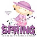 SPRING IS IN THE AIR, GIRL, SEASONAL, SPRING