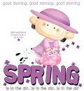 good morning.. spring is in the air, Seasons, SEASONAL, GREETINGS