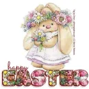 HAPPY EASTER, BUNNY, SEASONAL, HOLIDAYS