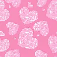 Pink Glitter Heart Background