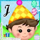 Birthday letter J ~ av