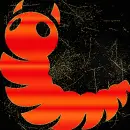 caterpillar orange