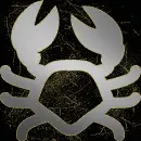 crab silver gold
