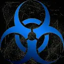 Biohazard blue
