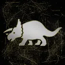 Dino silver gold