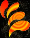 drops sunset swirl gold