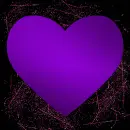 heart purple pink