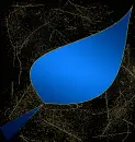 leaf blue gold