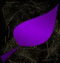 leaf purple gold