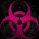 Biohazard deep pink