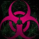 Biohazard deep pink