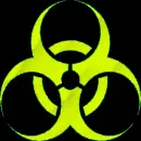 Biohazard bright yellow gold