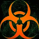 Biohazard orange green