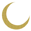 moon glitter gold