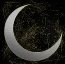 moon silver gold