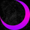 moon purple pink black
