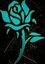 rose teal gold