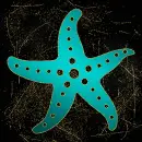 seastar teal gold