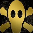 skull gold gold