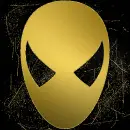 spiderman mask gold gold
