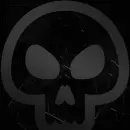 thriller skull old movie effect