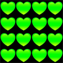 hearts green