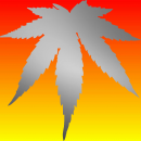Weed sunset