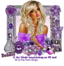 Blonde in purple - Robbie