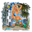 Blonde on Beach - Jaya