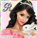 Rainbow/Spring letter ~ R ~ av ~  fg
